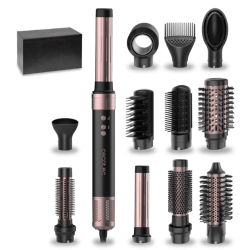 Moldeador Multifunción Cecotec CeramicCare 12in1 AirGlam Black 1400W