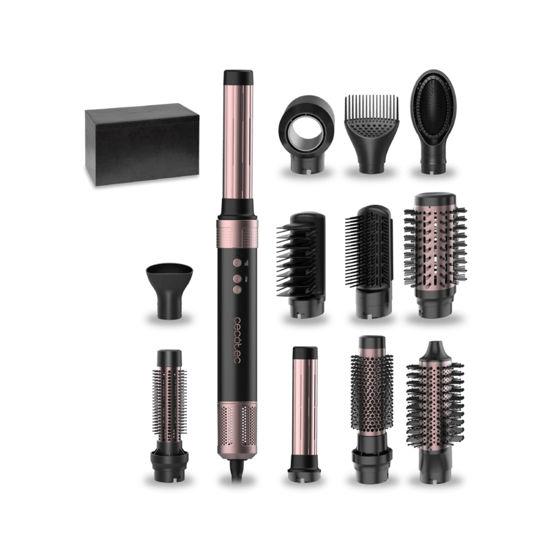 Cecotec CeramicCare 12in1 AirGlam Black 1400W Multifunktions-Styler