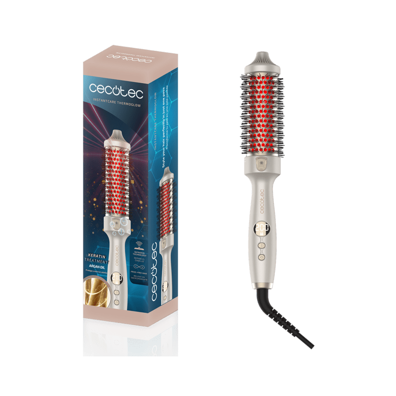 Cecotec InstantCare ThermoGlow Ionen-Glättungsbürste