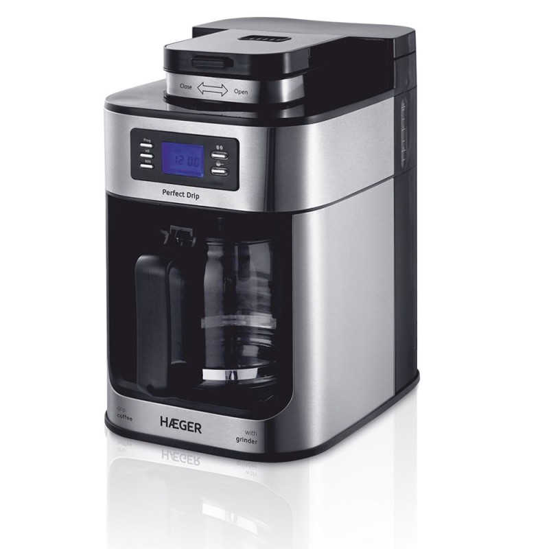 Haeger CM10B010A Kaffeemaschine mit Kaffeemühle