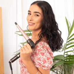 Cecotec Kegelförmiger Lockenstab mit Gelenk 25 mm