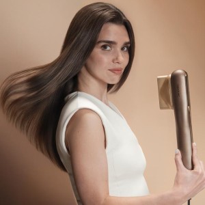 Cecotec AirLisse 2in1 ForceDry Champagne Heißluft-Haarglätter