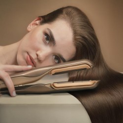 Plancha de Pelo con Aire Cecotec AirLisse 2in1 ForceDry Champagne