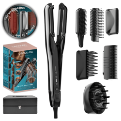Cecotec AirLisse 6in1 Platinum Heißluft-Haarglätter mit 6 Zubehörteilen