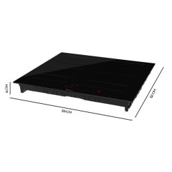2 Bridge Zone Induktionskochfeld Cecotec Bolero Squad I 4300 FullFlex