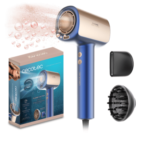 Cecotec DryGlam Nano Plasma Blue Brushless 1600W Haartrockner der neuesten Generation