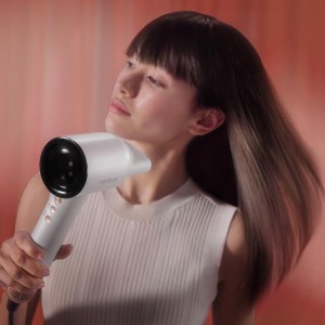 Secador de Pelo Cecotec Brushless Compacto DryGlam Waves Champagne 1600W