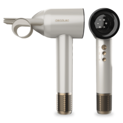 Secador de Pelo Cecotec Brushless Compacto DryGlam Waves Champagne 1600W
