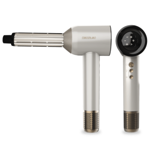 Secador de Pelo Cecotec Brushless Compacto DryGlam Waves Champagne 1600W