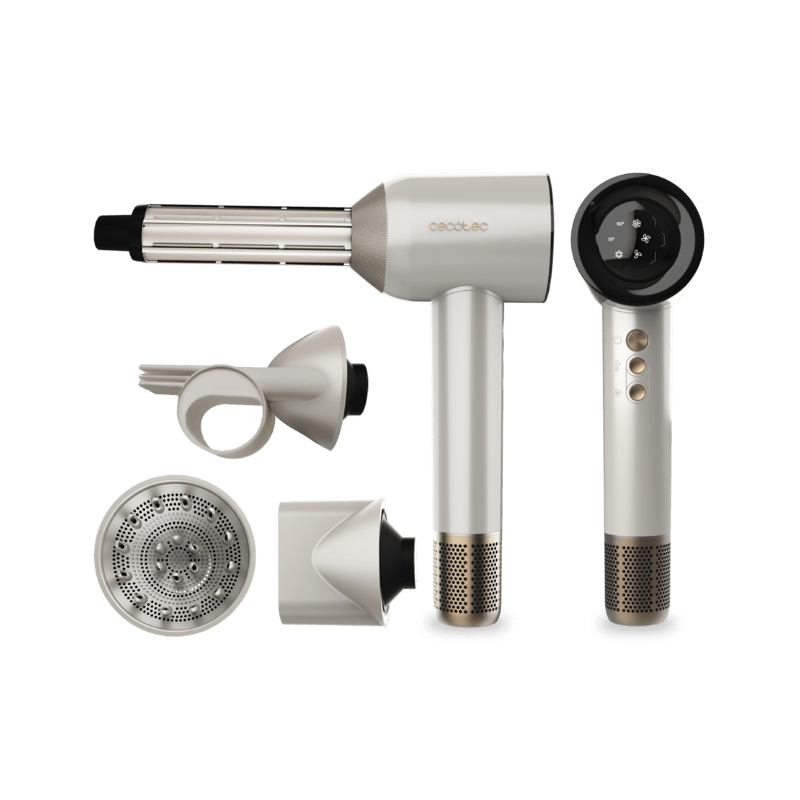 Cecotec DryGlam Waves Champagne Brushless 1600W Kompakt-Haartrockner