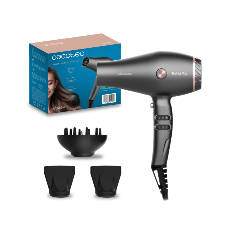 Secador de Pelo Iónico Cecotec IoniCare Harmony 2600W