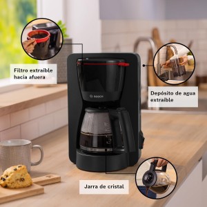 Cafetera de Goteo Bosch TKA2M113 MyMoment Negro