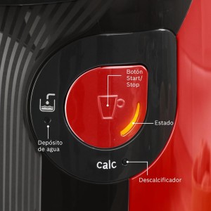 Cafetera de Cápsulas Bosch Tassimo Finesse Friendly TAS163E Rojo