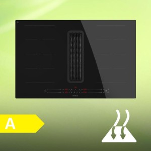 Placa de inducción de 2 Zonas TotalFlex con Campana Extractora Cecotec Bolero Squad IH 4800 TotalFlex80