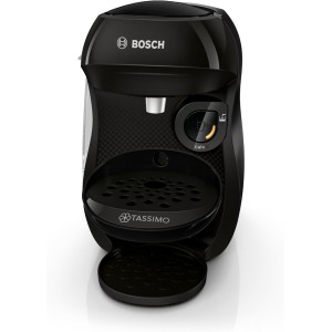 Cafetera de Cápsulas Bosch Tassimo Happy Friendly Voucher TAS102EV Negro