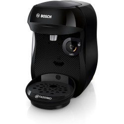 Cafetera de Cápsulas Bosch Tassimo Happy Friendly Voucher TAS102EV Negro