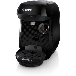 Cafetera de Cápsulas Bosch Tassimo Happy Friendly Voucher TAS102EV Negro