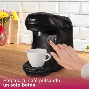Cafetera de Cápsulas Bosch Tassimo Happy Friendly Voucher TAS102EV Negro