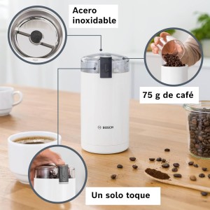 Elektrische Kaffeemühle Bosch TSM6A011W, Weiß