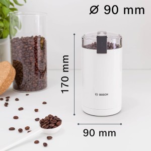 Elektrische Kaffeemühle Bosch TSM6A011W, Weiß