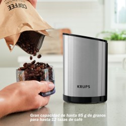 Molinillo de Cafe Eléctrico Krups GX204D10 Fast Touch
