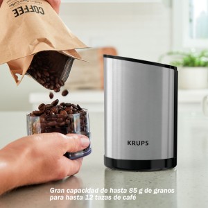 Molinillo de Cafe Eléctrico Krups GX204D10 Fast Touch