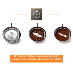 Molinillo de Cafe Eléctrico Krups GX204D10 Fast Touch