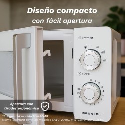 Grunkel MWG20MG Mikrowelle 20L 700W