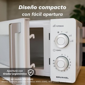 Grunkel MWG20MG Mikrowelle 20L 700W
