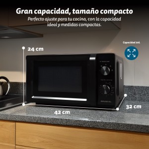 Microondas Grunkel MW20MN 20L 700W