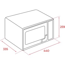 Microondas Teka MWFS20G 20L 700W