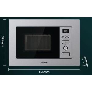 Microondas Grill Integrable Hisense BIM320G41X 20L 1000W
