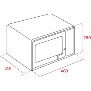 Microondas Grill Teka MWEFS23G 23L 900W