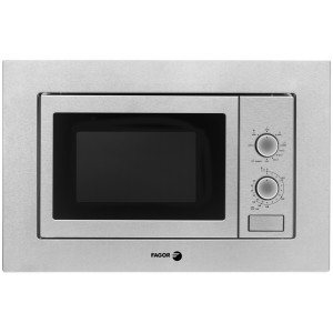 Fagor 3MWB20CGX Einbau-Mikrowelle mit Grill – 20 Liter, 800 W