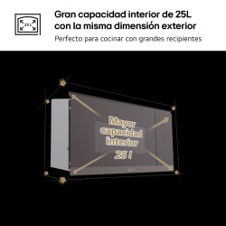 Microondas LG MG7Z2593B 25L 900W