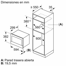 Microondas Bosch BFL7221W1 20L