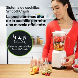 Batidora Vaso Braun JB1050WH 600W 1.25L