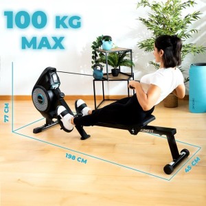 Máquina de Remo Cecotec Drumfit Rower Eolo Magno