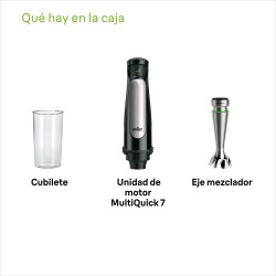 Batidora Brazo Braun MQ7000X 1000W