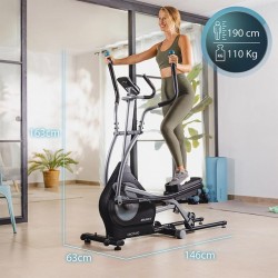 Cecotec 8000 Motor Pro Drumfit Elliptical Magnetwiderstand-Crosstrainer