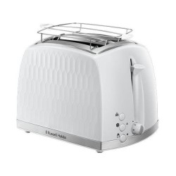 Russell Hobbs 26060-56 Honeycomb weiß Toaster 2 Scheiben