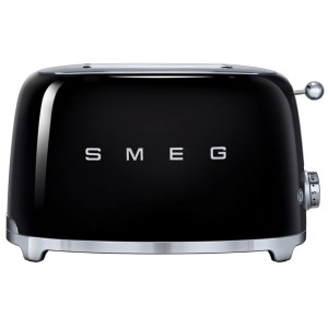 Smeg TSF01BLEU Toaster 2 Scheiben 50er Jahre Design Schwarz