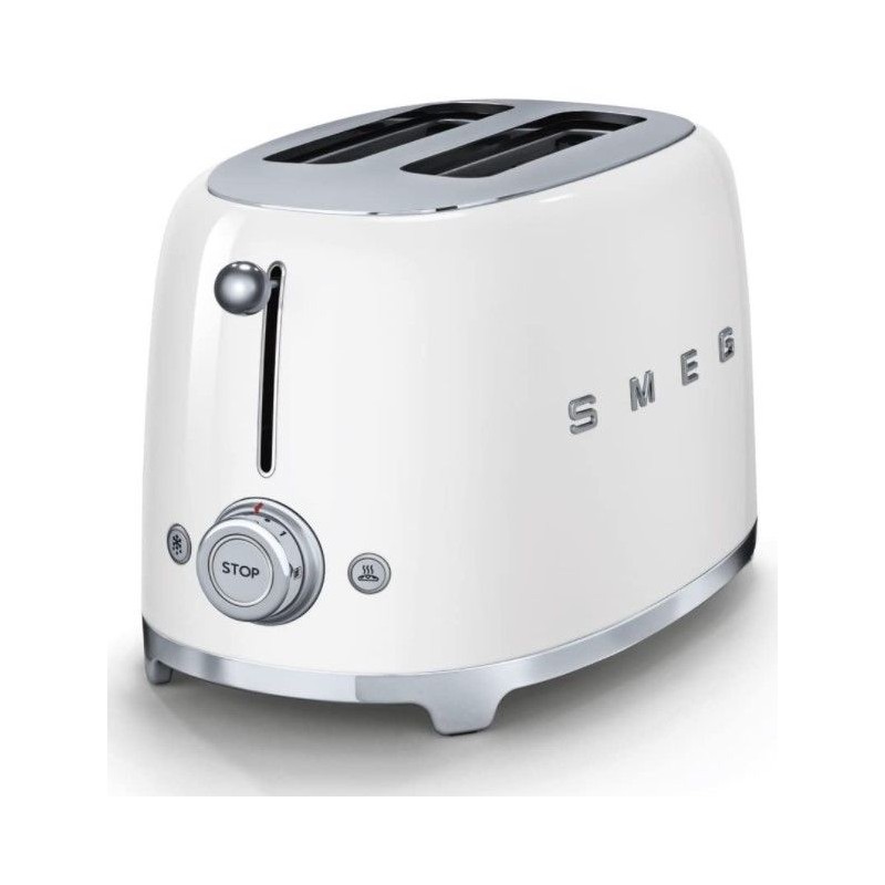 Smeg TSF01WHEU Toaster 2 Scheiben 50er weiß