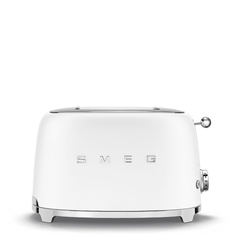 Smeg TSF01WHMEU Toaster 2 Scheiben 50er Jahre Design mattweiß