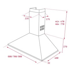 Campana decorativa Teka DBB70