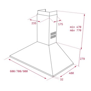 Campana decorativa Teka DBB70