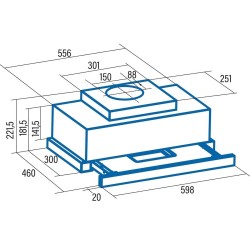Campana Decorativa Cata TFH6630BK