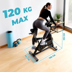 Heimtrainer mit Schwungrad DrumFit Indoor Cecotec 24000 Race Sprint