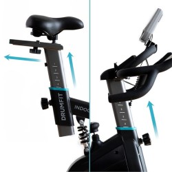 Heimtrainer mit Schwungrad DrumFit Indoor Cecotec 24000 Race Sprint