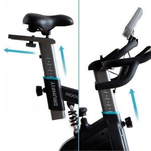 Heimtrainer mit Schwungrad DrumFit Indoor Cecotec 24000 Race Sprint